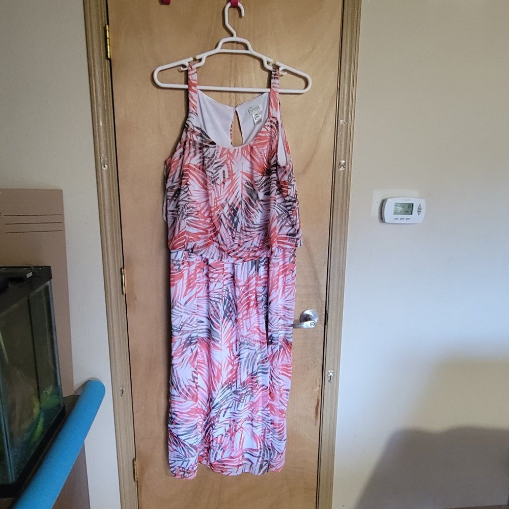 En Focus Women Size 20W Dress Boho Island Vibes